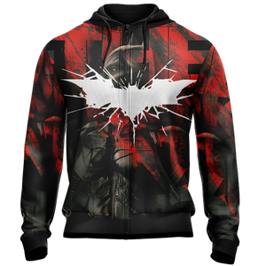 The Dark Knight New Unisex Zip Up Hoodie