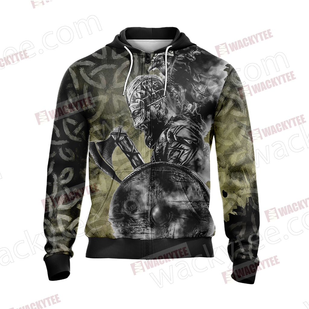 Viking Only Trust Someone Who Can See 3 Things In You Zip Up Hoodie
