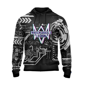 Watch Dogs 3: Legion Unisex Zip Up Hoodie