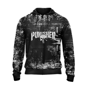 The Punisher New Version Unisex Zip Up Hoodie