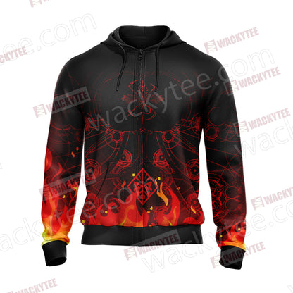 Not Today Jesus Unisex Zip Up Hoodie