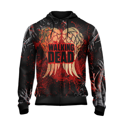 The Walking Dead - Daryl Dixon 3D Zip Up Hoodie