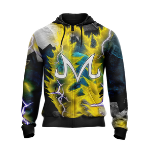 Dragon Ball - Majin Vegeta New Unisex Zip Up Hoodie