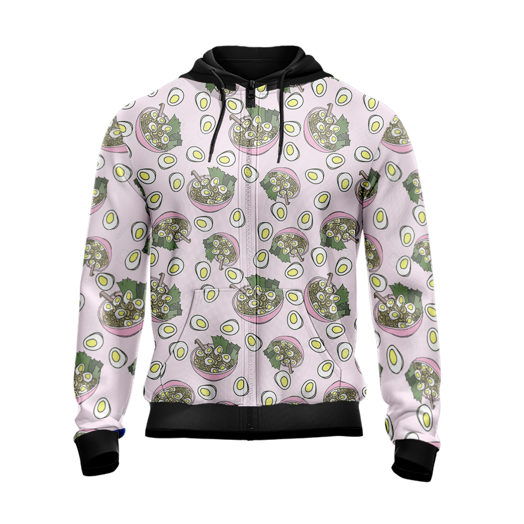 Japanese Kawaii Ramen Unisex Zip Up Hoodie