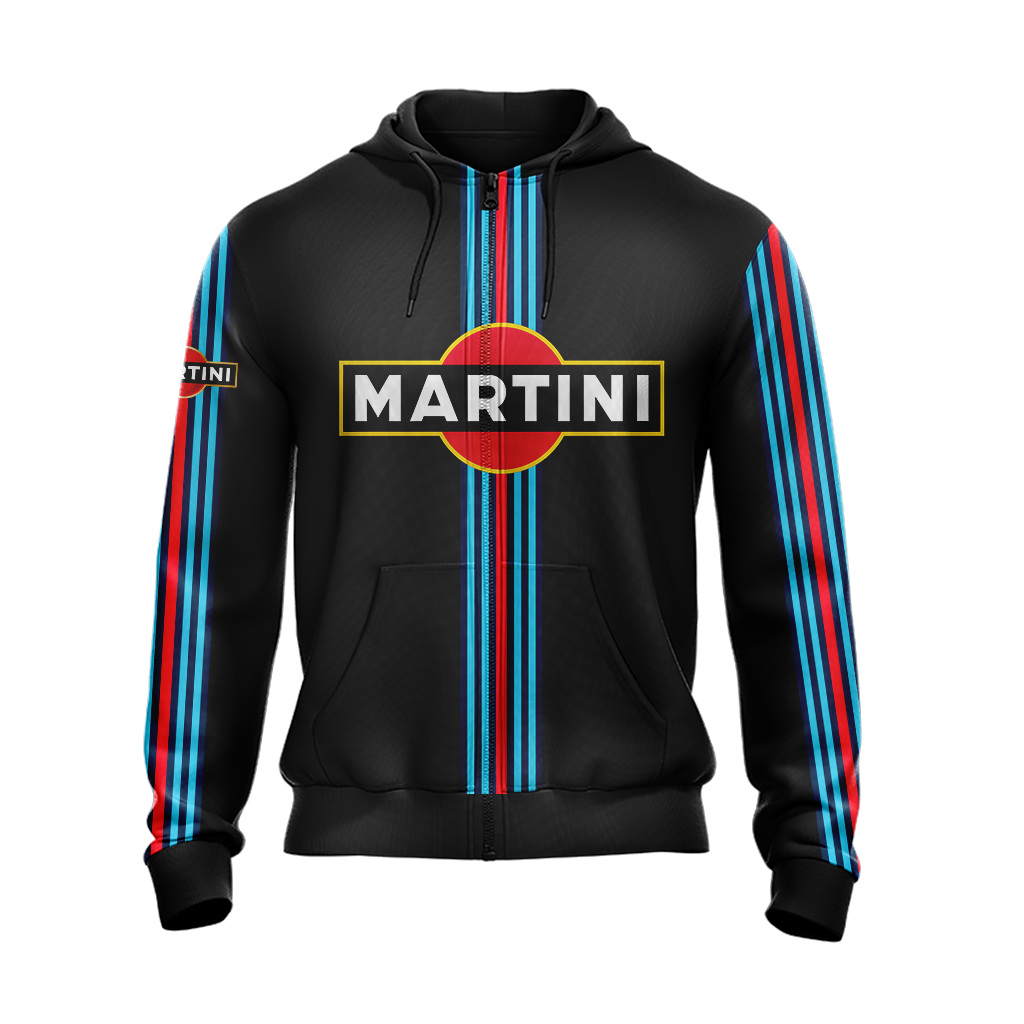 Porsche Martini Racing Team Unisex Zip Up Hoodie