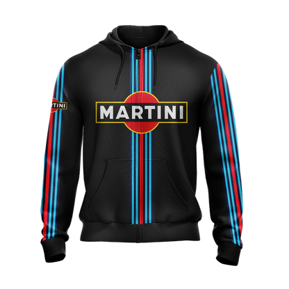 Porsche Martini Racing Team Unisex Zip Up Hoodie