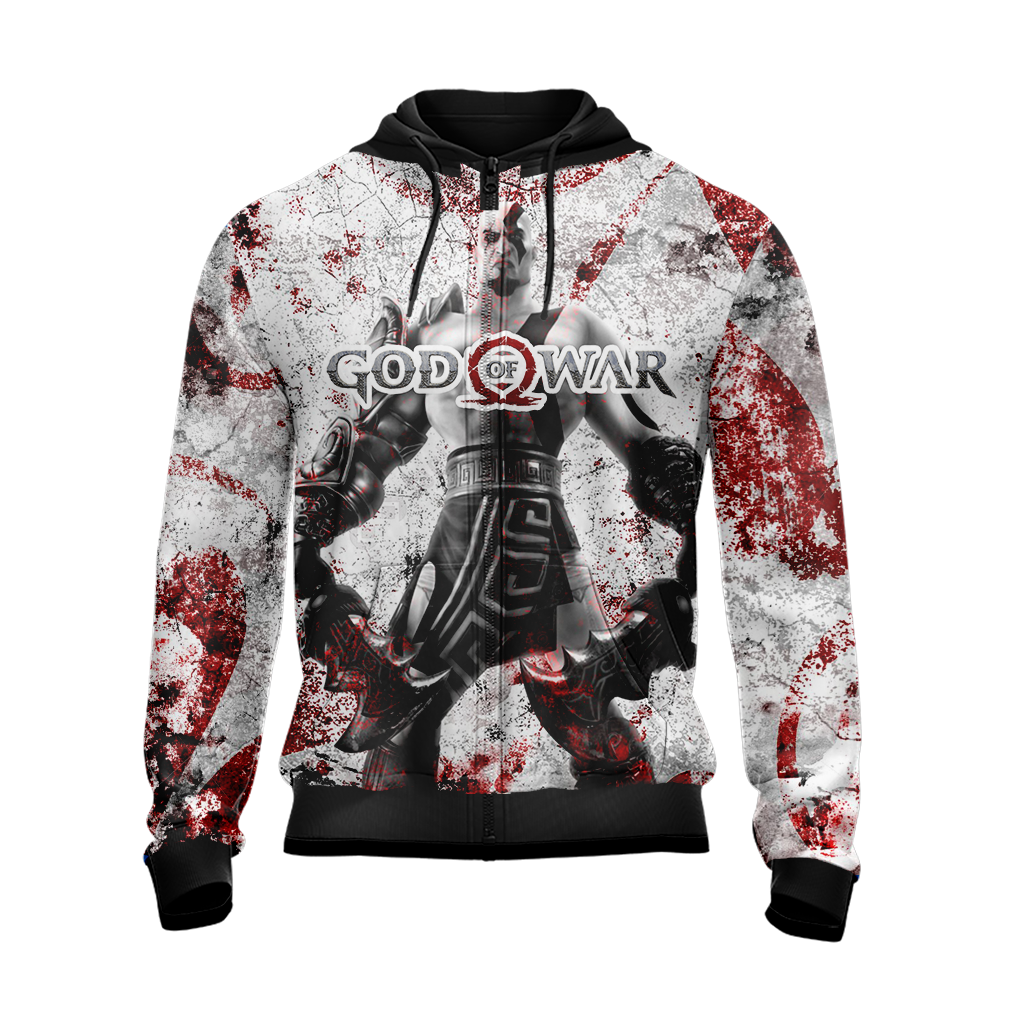 God Of War New Collection Unisex Zip Up Hoodie