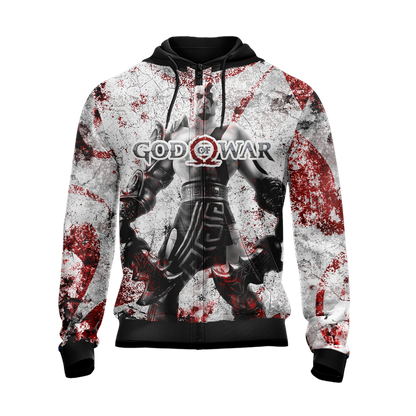 God Of War New Collection Unisex Zip Up Hoodie