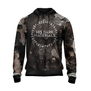 His Dark Materials New Unisex Zip Up Hoodie