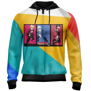 Naruto the Movie - Boruto Unisex Zip Up Hoodie