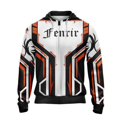 North Wolf Fenrir Unisex Zip Up Hoodie