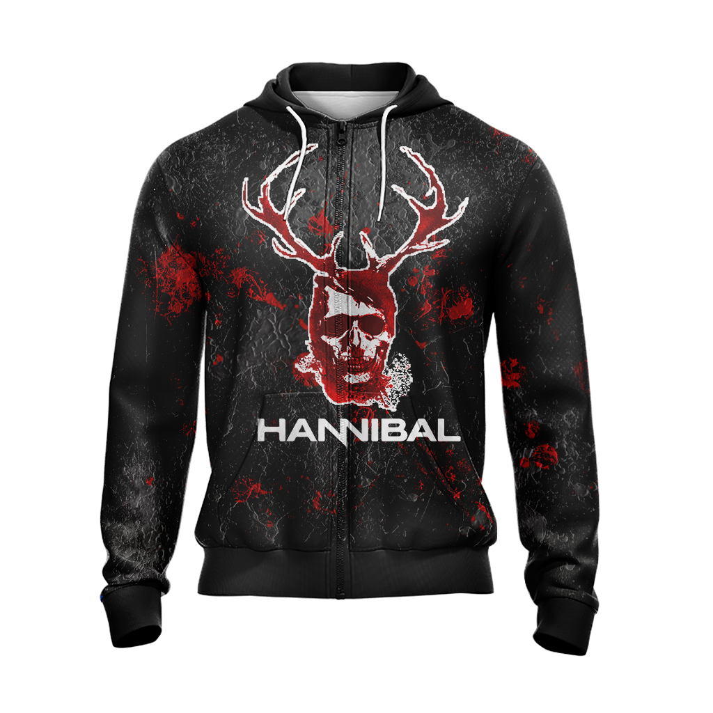 Hannibal (TV series) Unisex Zip Up Hoodie Jacket