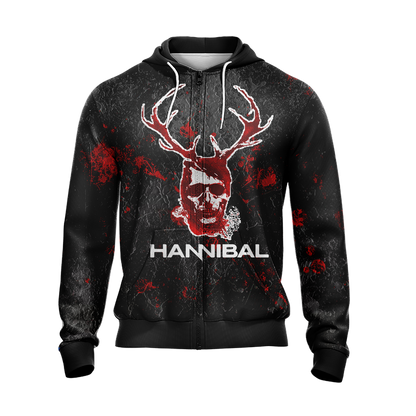 Hannibal (TV series) Unisex Zip Up Hoodie Jacket