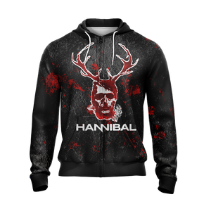 Hannibal (TV series) Unisex Zip Up Hoodie Jacket