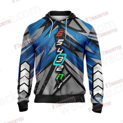 Biker Gear When Life Get You Down Remember It's Only One Down The Rest Is Up Unisex Zip Up Hoodie Jacket