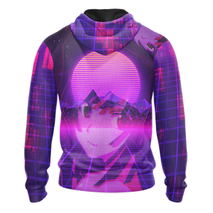 Just A Gamer Who Loves Anime And Waifus Unisex 3D Zip Up Hoodie
