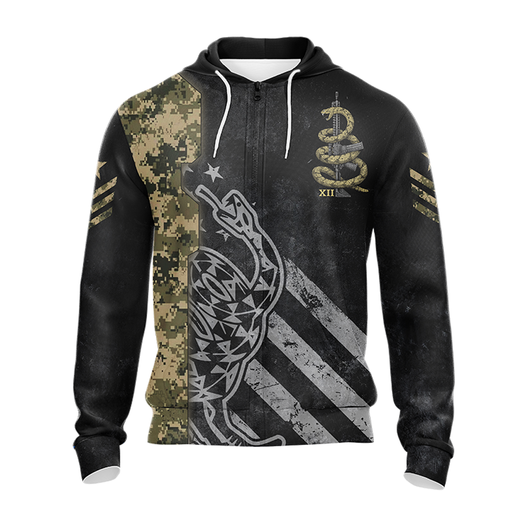 Molon Labe Come And Take Them Unisex 3D Zip Up Hoodie