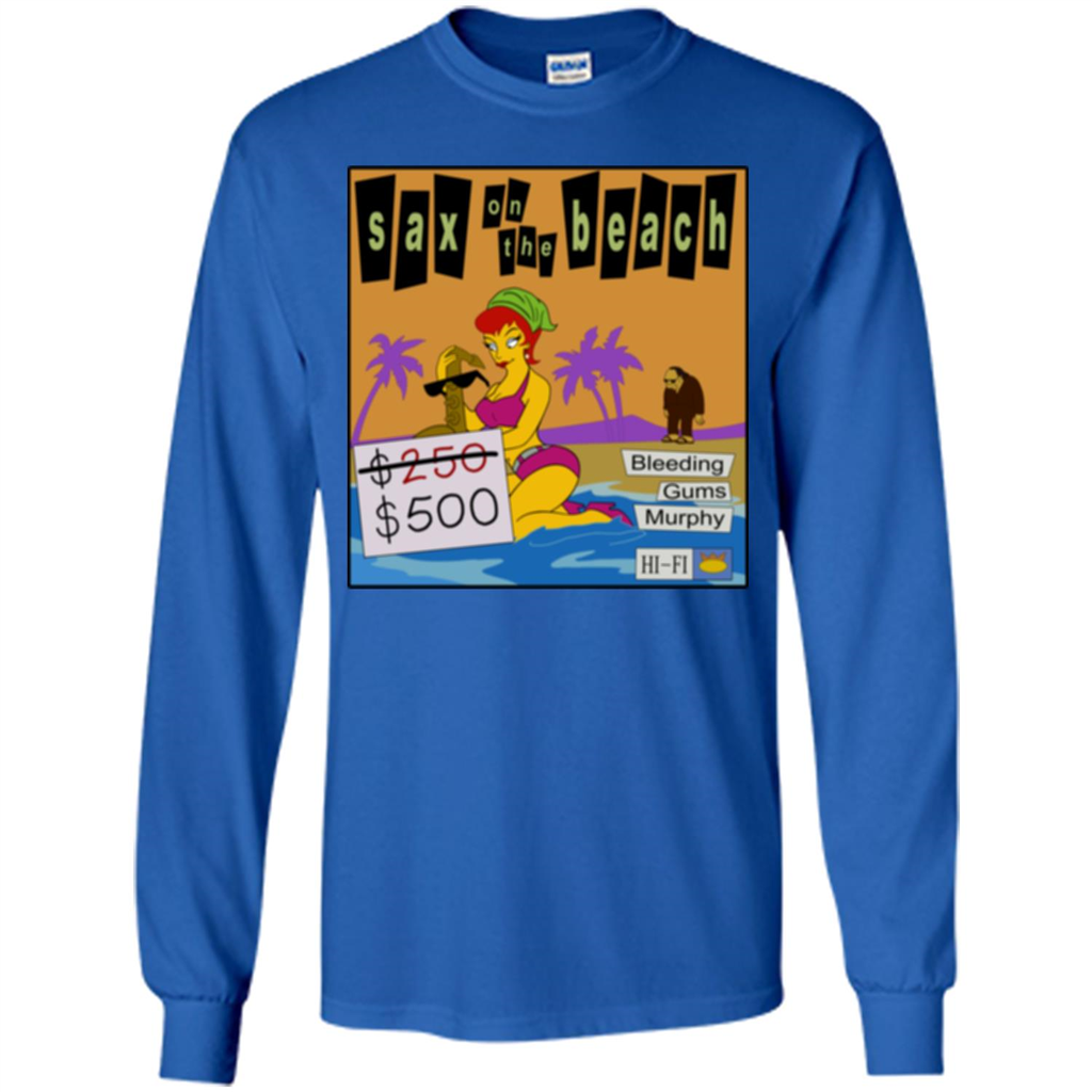 Sax on the Beach Discount Edition T-shirt Royal