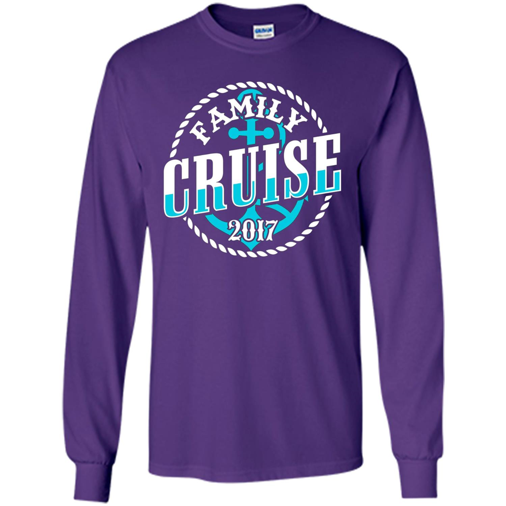 Family Cruise 2017 T-shirt Summer Vacation T-shirt Purple