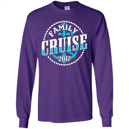 Family Cruise 2017 T-shirt Summer Vacation T-shirt Purple