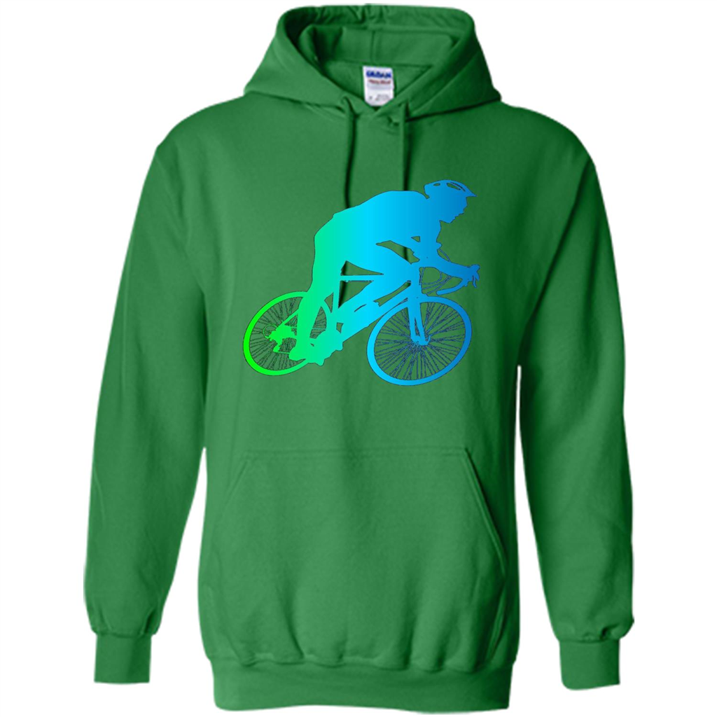 Bike Rider T-shirt Colorful Bicycle Biking Lover T-shirt Irish Green