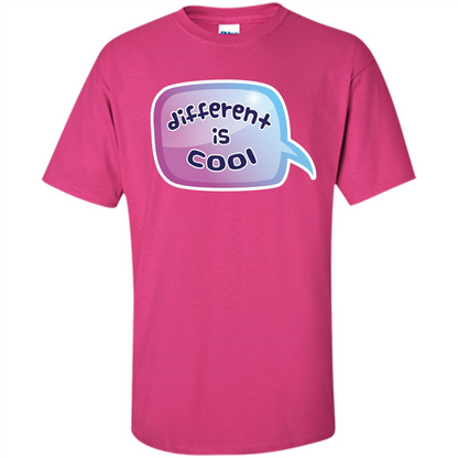 Lifestyle T-shirt Different is Cool T-shirt Heliconia