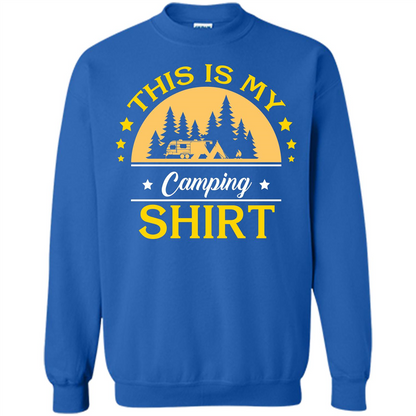 Camping T-shirt This Is My Camping Shirt T-shirt Royal
