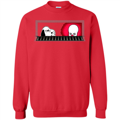 Movie T-shirt Snoopy Vs It T-shirt Red