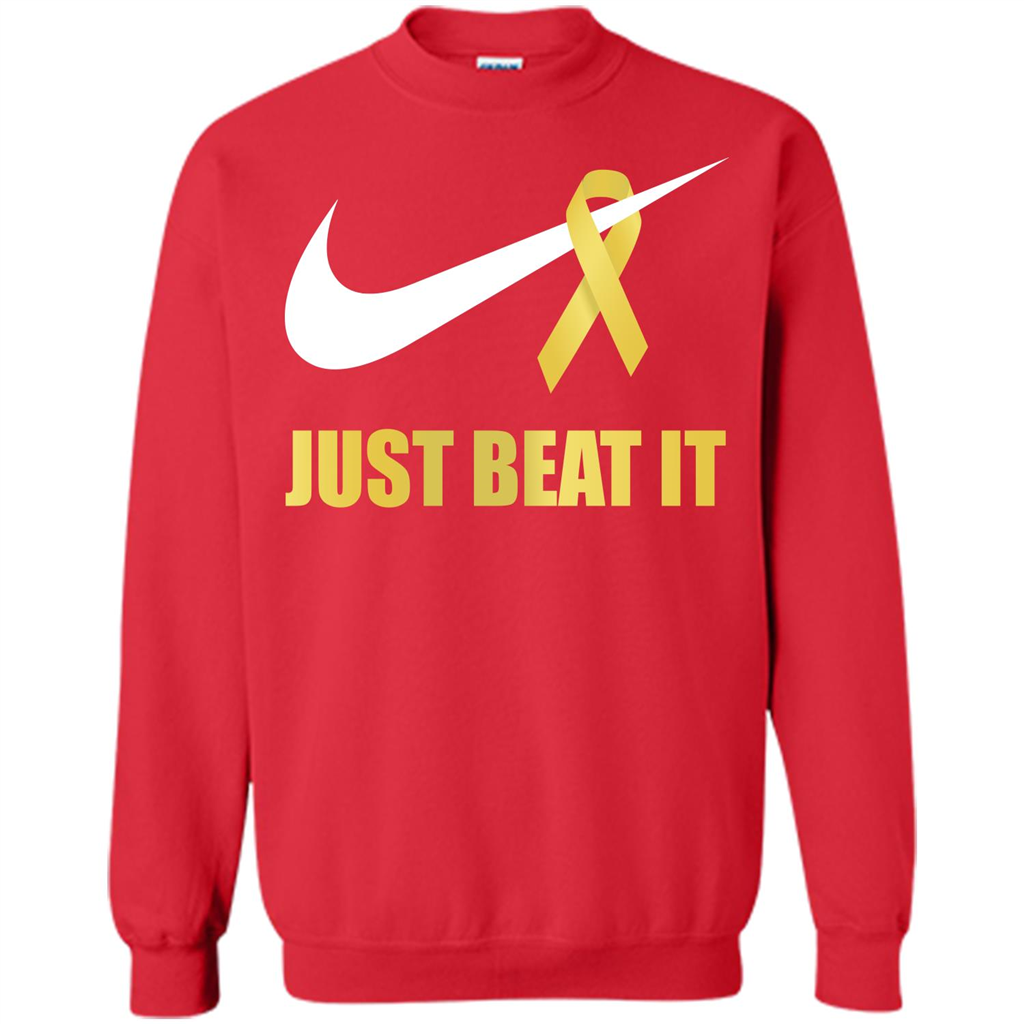 Cancer Awareness T-shirt Just Beat It T-shirt Red