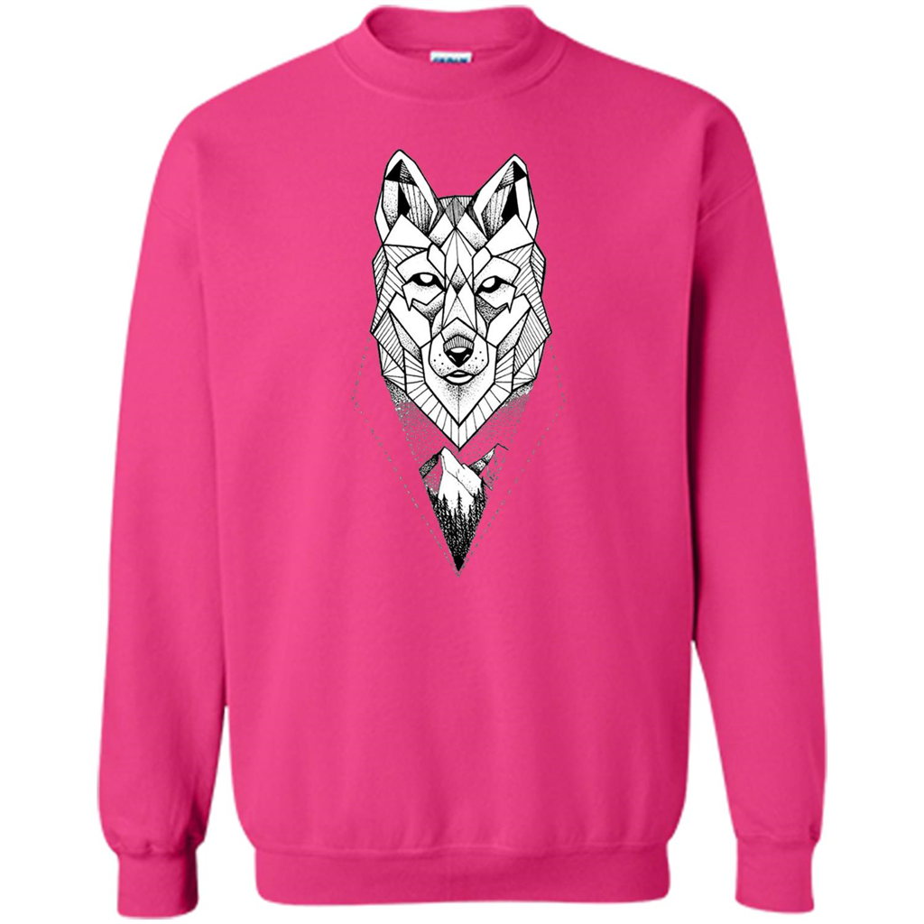 Wolf Moon Mountain Dreamcatcher Bohemian Spirit T-shirt Heliconia