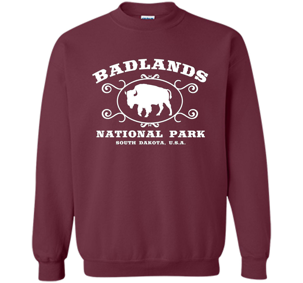 Whereables: Badlands National Park T-Shirt cool shirt Maroon