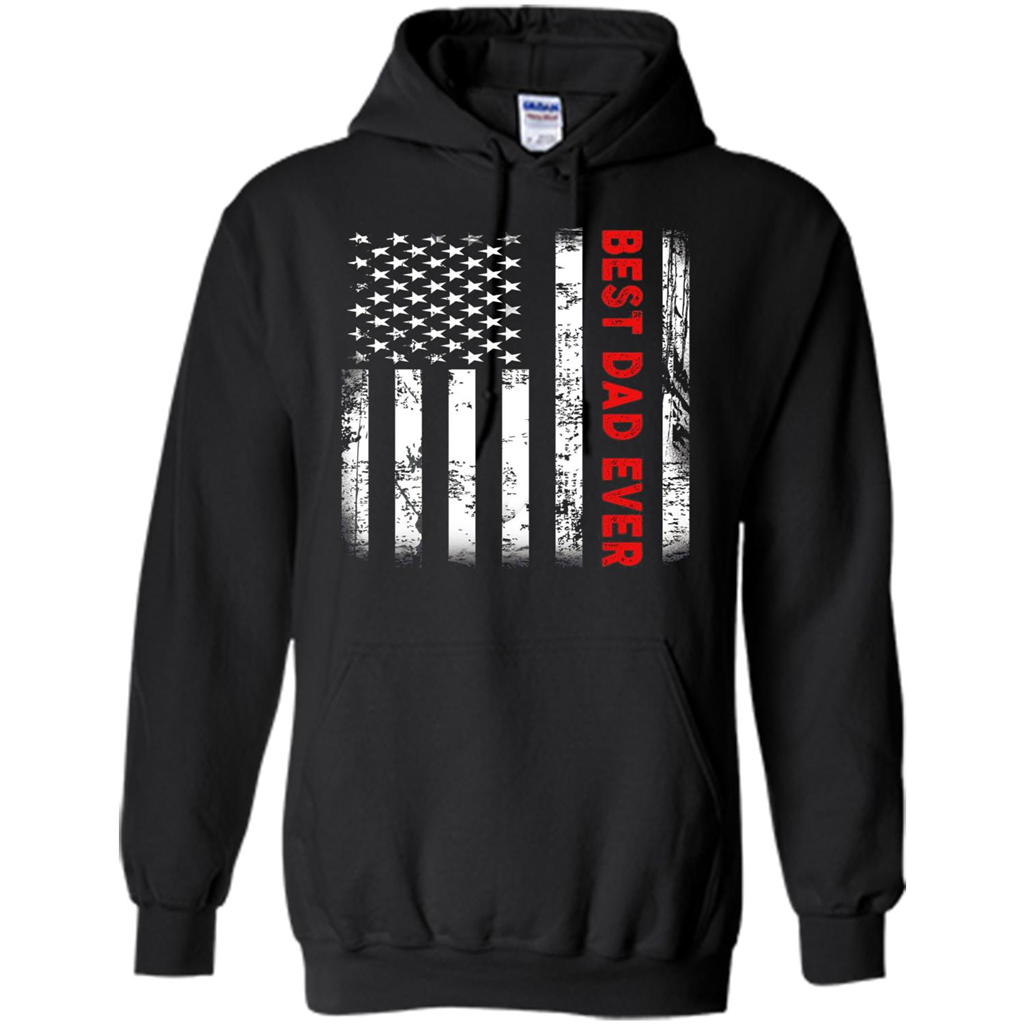 Fathers Day T-shirt Best Dad Ever Black