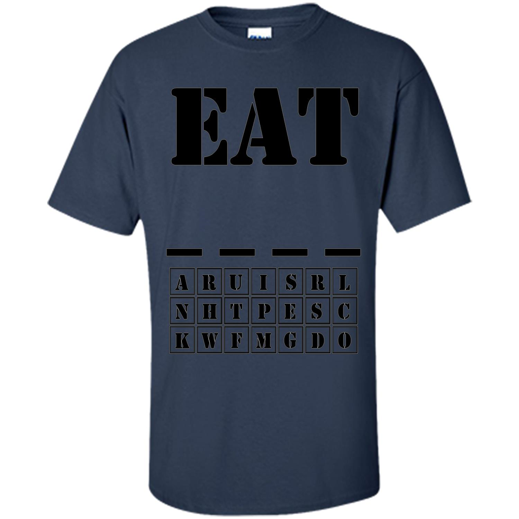 Word Puzzle - Eat (Blank) T-shirt Navy