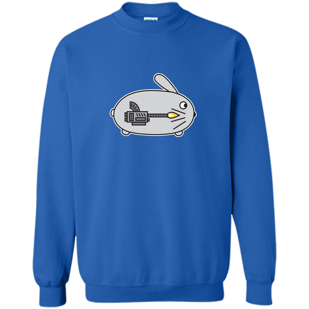 Bunny vs Dinosaur T-shirt Royal