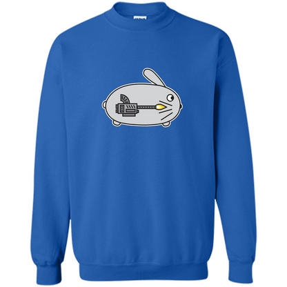 Bunny vs Dinosaur T-shirt Royal
