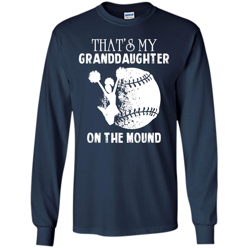 Baseball T-shirt That’s My Granddaughter On The Mound Navy