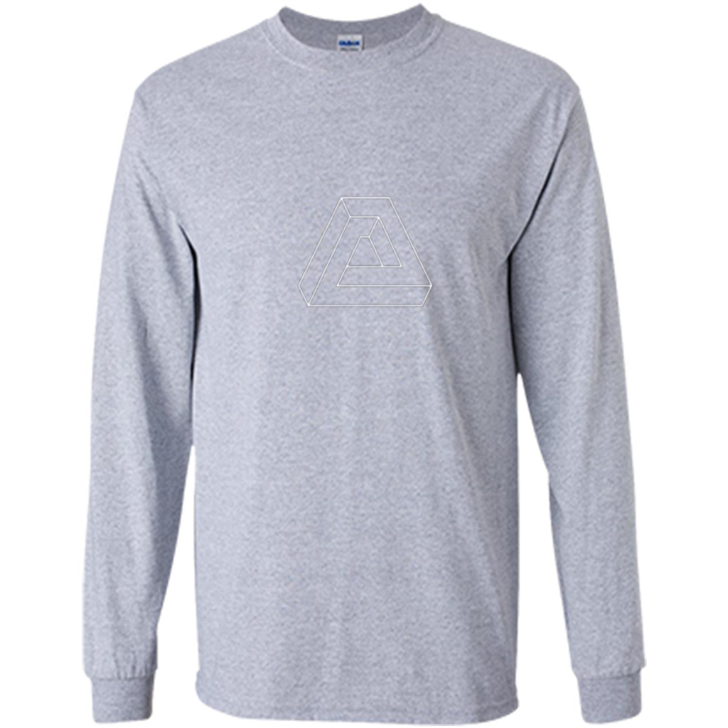 Optical Illusion - Impossible Figure T-shirt Sport Grey