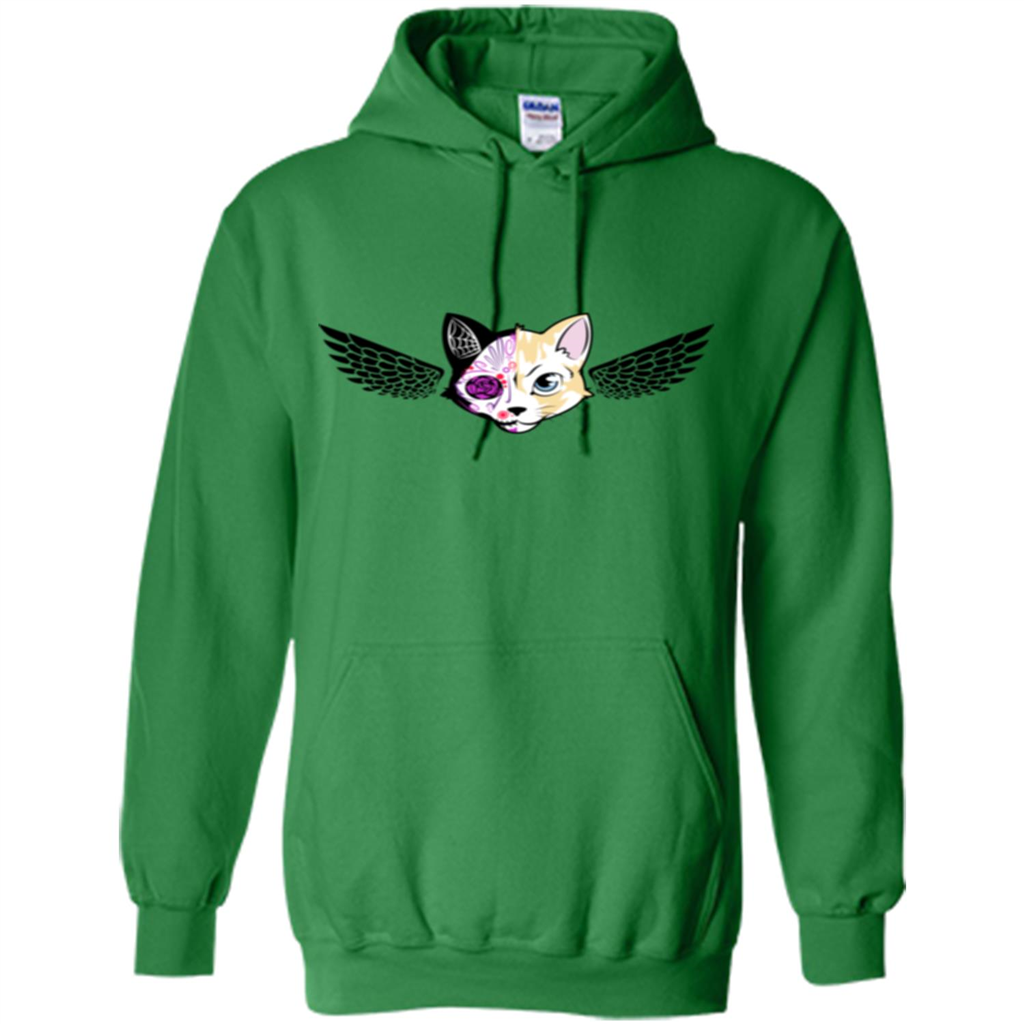 Wolf and Bird T-shirt Irish Green