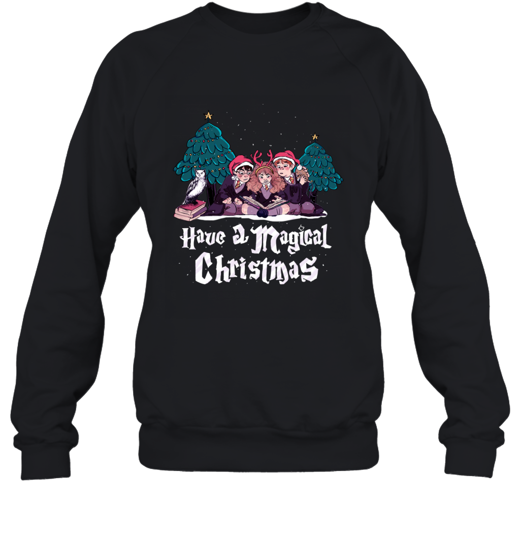 Have A Magical Christmas Harry Potter Sweatshirt Sweatshirt Black