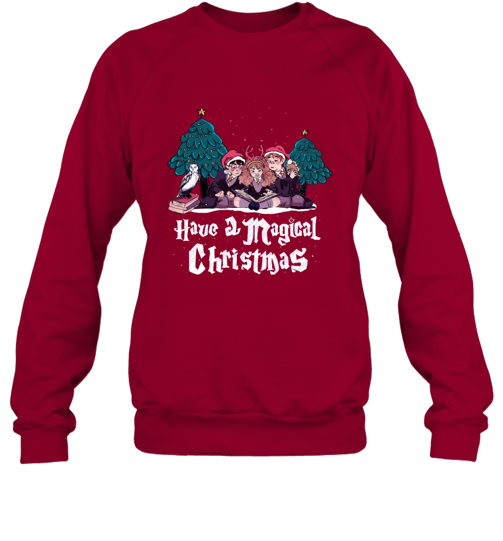 Have A Magical Christmas Harry Potter Sweatshirt Sweatshirt Cardinal Red