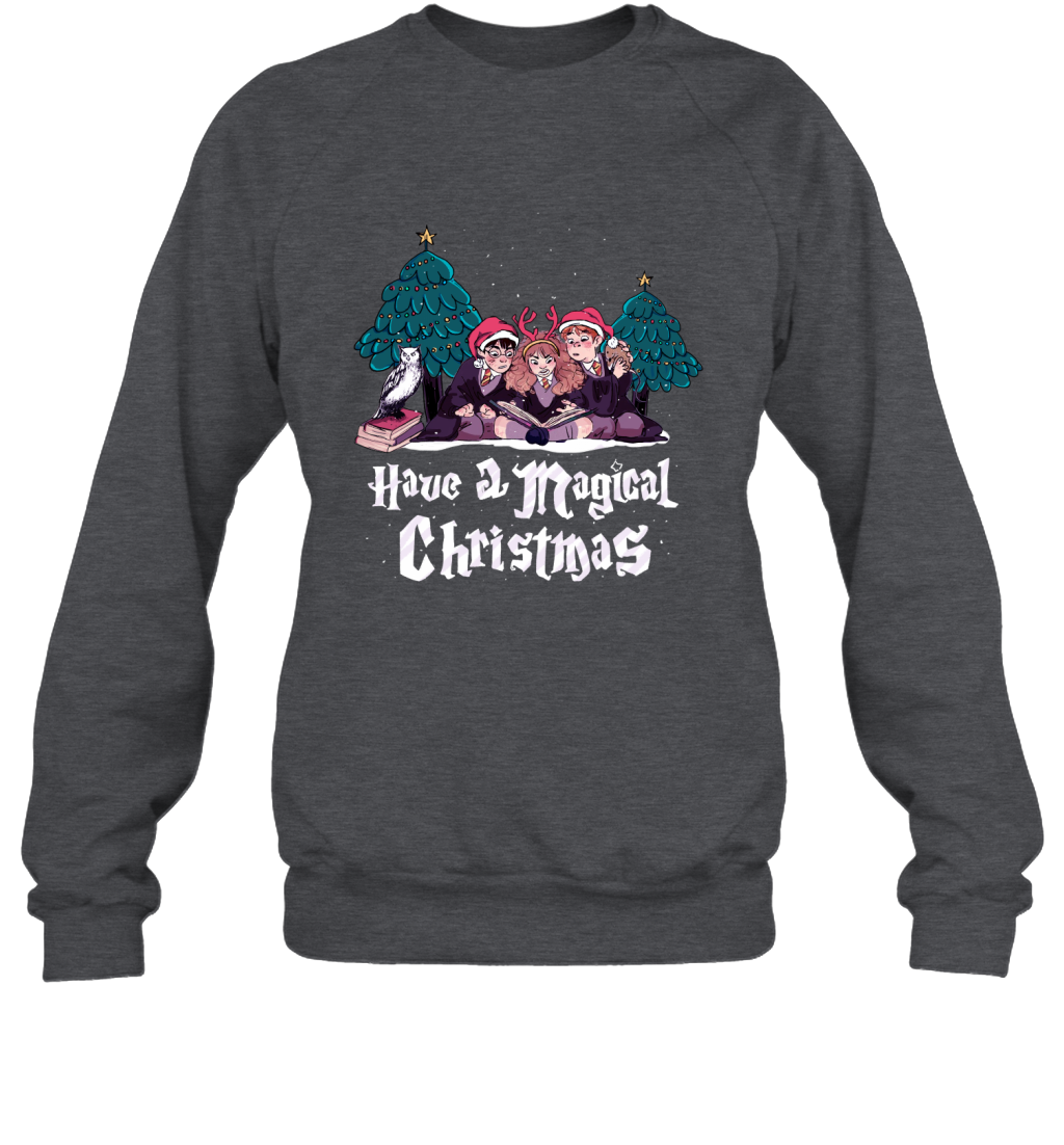 Have A Magical Christmas Harry Potter Sweatshirt Sweatshirt Dark Heather