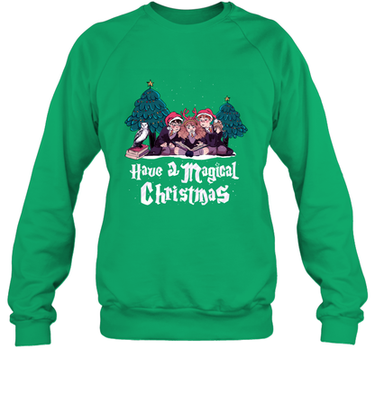 Have A Magical Christmas Harry Potter Sweatshirt Sweatshirt Irish Green
