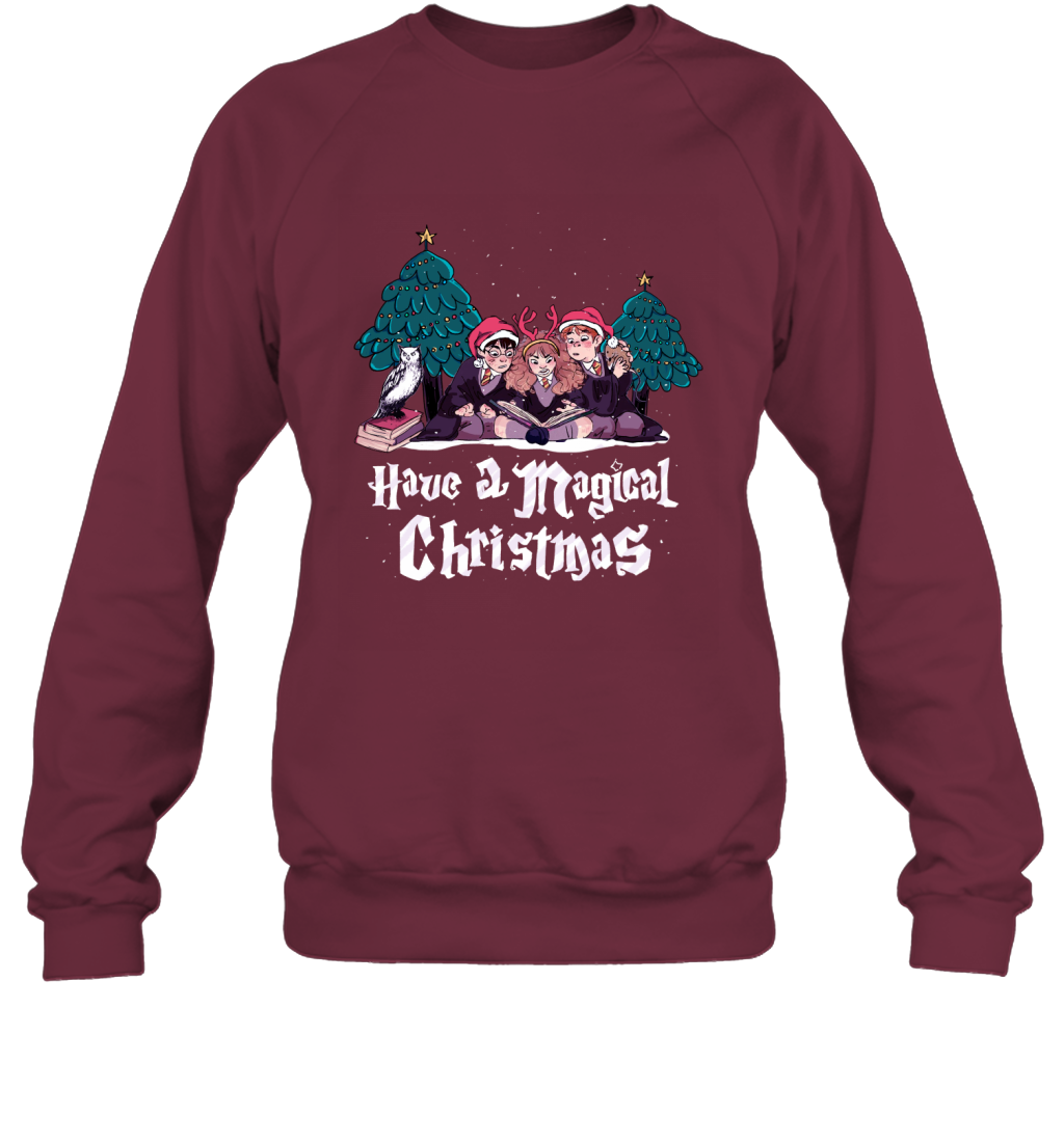 Have A Magical Christmas Harry Potter Sweatshirt Sweatshirt Maroon