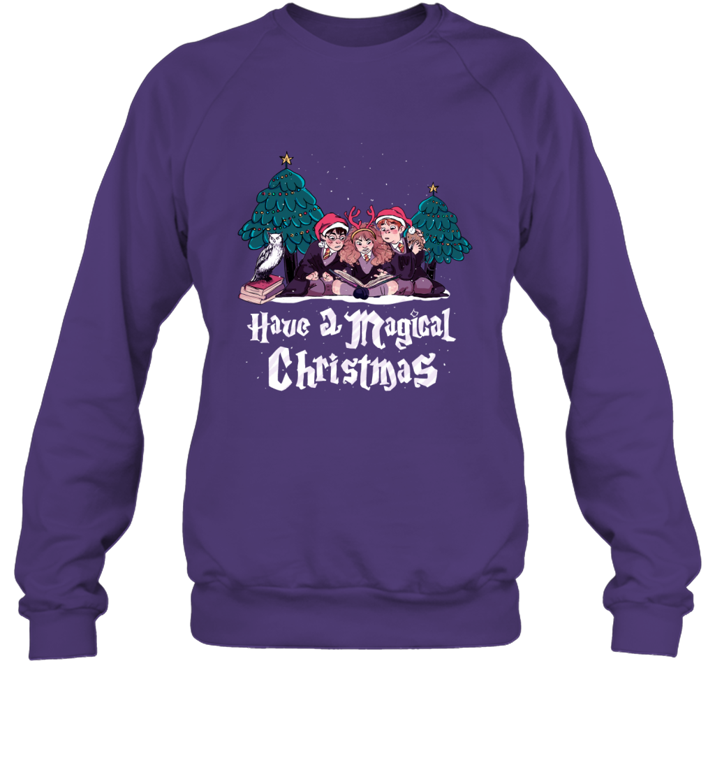 Have A Magical Christmas Harry Potter Sweatshirt Sweatshirt Purple