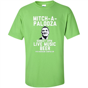 Mitch-a-palooza Live Music Beer T-shirt