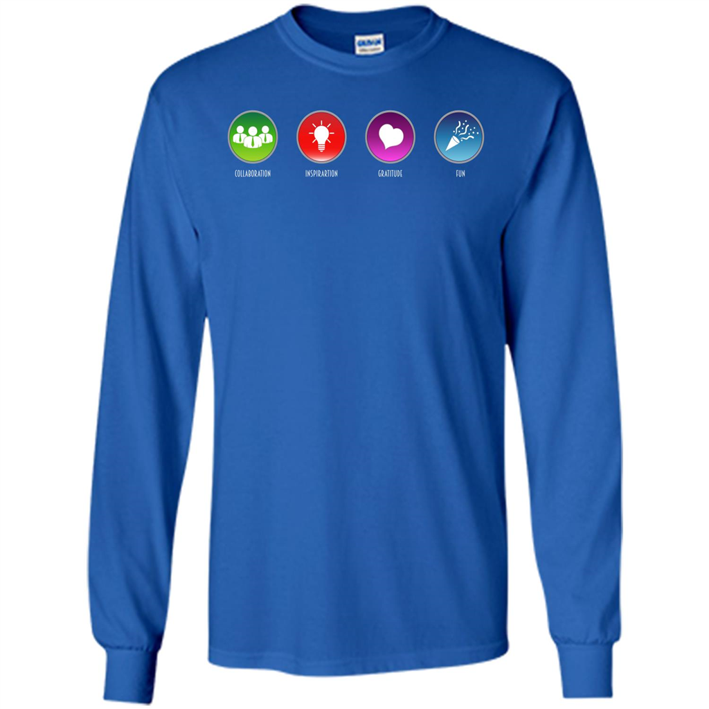 Values Icons T-shirt Royal