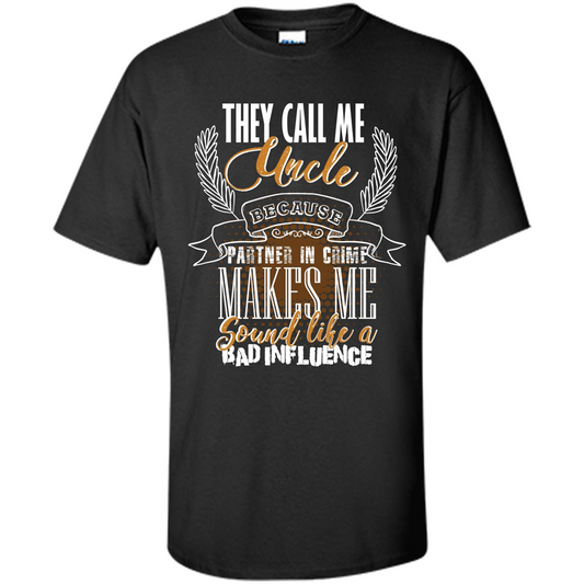 Uncle T-shirt They Call Me Uncle - Partner In Crime Purple