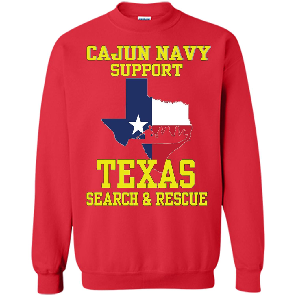 Cajun Navy Support Texas Search And Rescue T-shirt Red