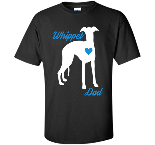 Mens Whippet Dad - Father's Day T-Shirt For Dog Lovers t-shirt Black
