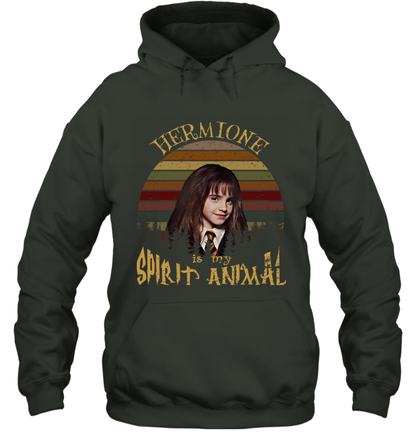 Hermione Is My Spirit Animal Harry Potter Fan Hoodie Hoodie Forest